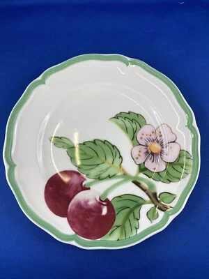 VILLEROY & BOCH Piatto da torta Villeroy FRENCH GARDEN Modern Fruits Chiesa LB, circa 20,5 cm NUOVO.