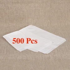 500Pc White Flat Gift Bags White Paper Bags Wholesale Bags for Jewelry Gift Bags