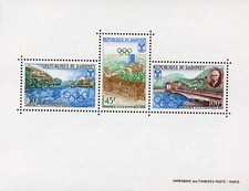Dahomey 243a Souvenir Sheet 1968 Winter Olympic Games Grenoble France MNH