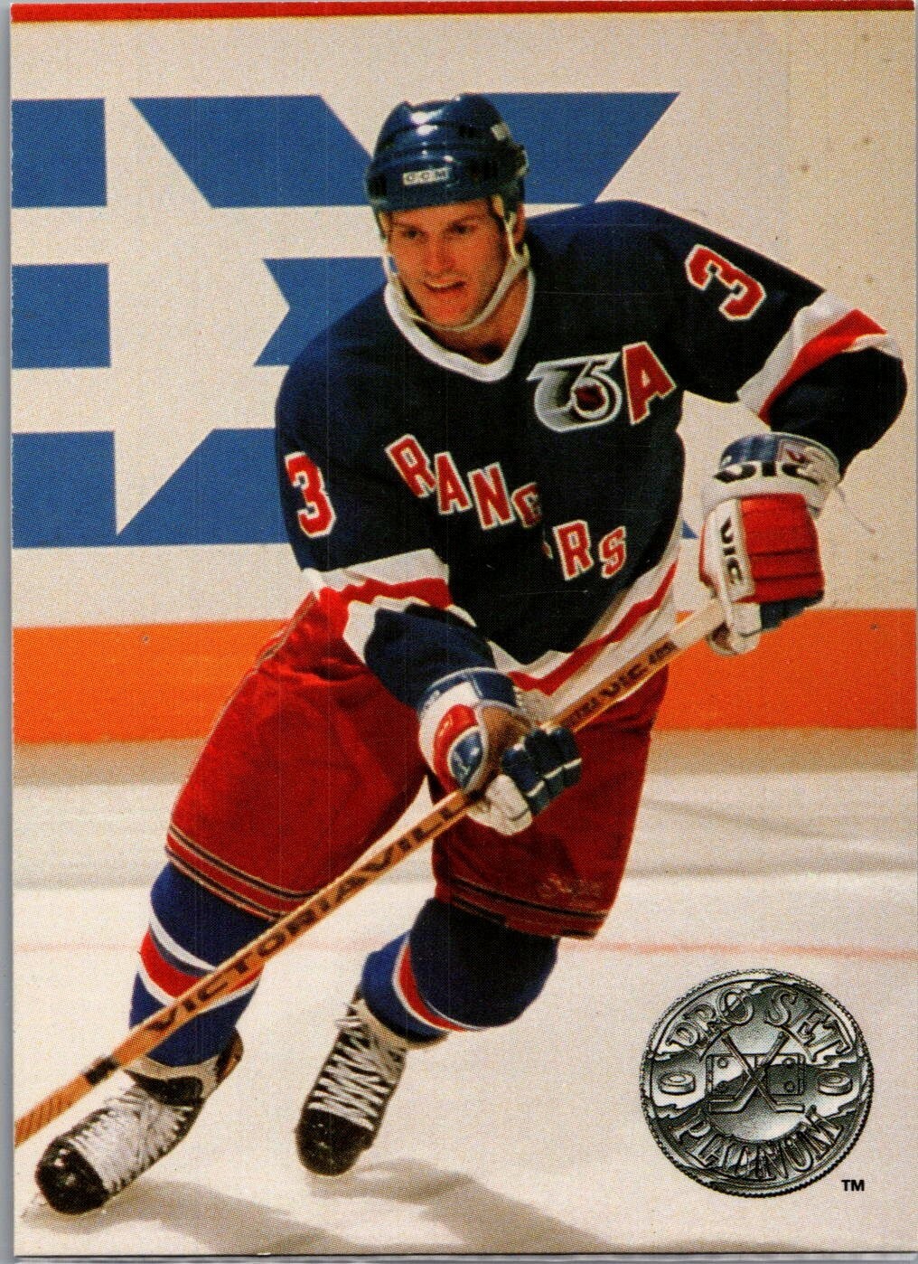 1991-92 NHL Pro Set Platinum - #82 James Patrick