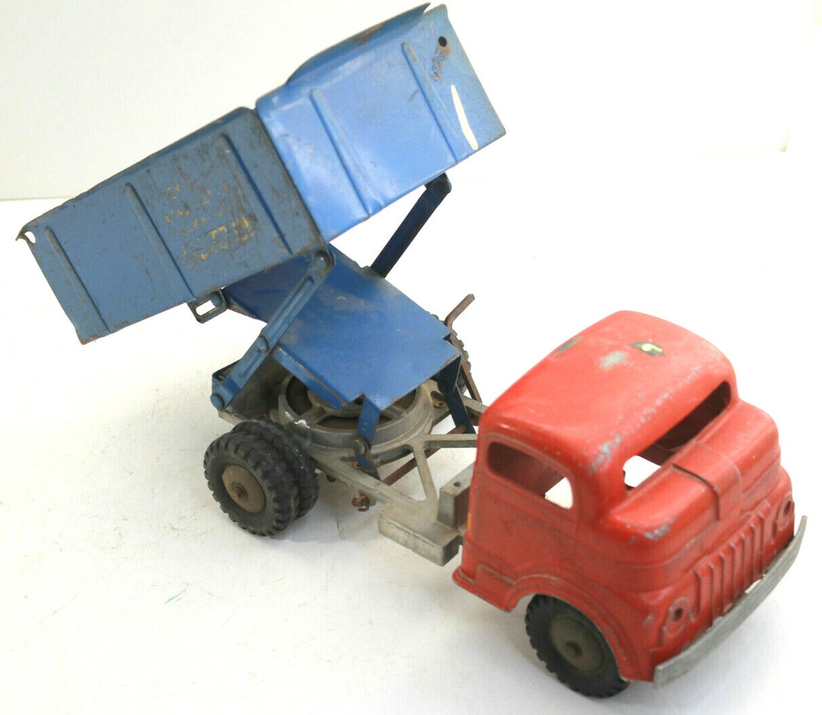 Vintage 1953 Structo Toyland Construction Co Wind Up Dump