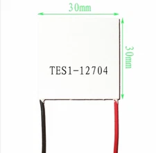 1PCS Slim TES1-12704 12V Heatsink TEC Thermoelectric Cooler Peltier 30mm*30mm