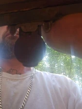 1883/1884 (140yrs old) camel hump steamer trunk with wheel