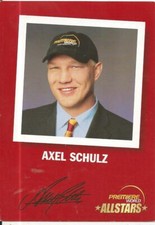 Axel Schulz - karta z autografem - pudełka - druk