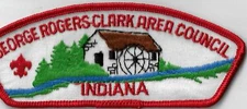 George Rogers Clark Area Council Indiana CSP RED Bdr. [MX-11743]