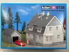 KIBRI 8738 Family House with Garage 1:87 H0 "Assembly Kit, Very Rare" Ref. B006