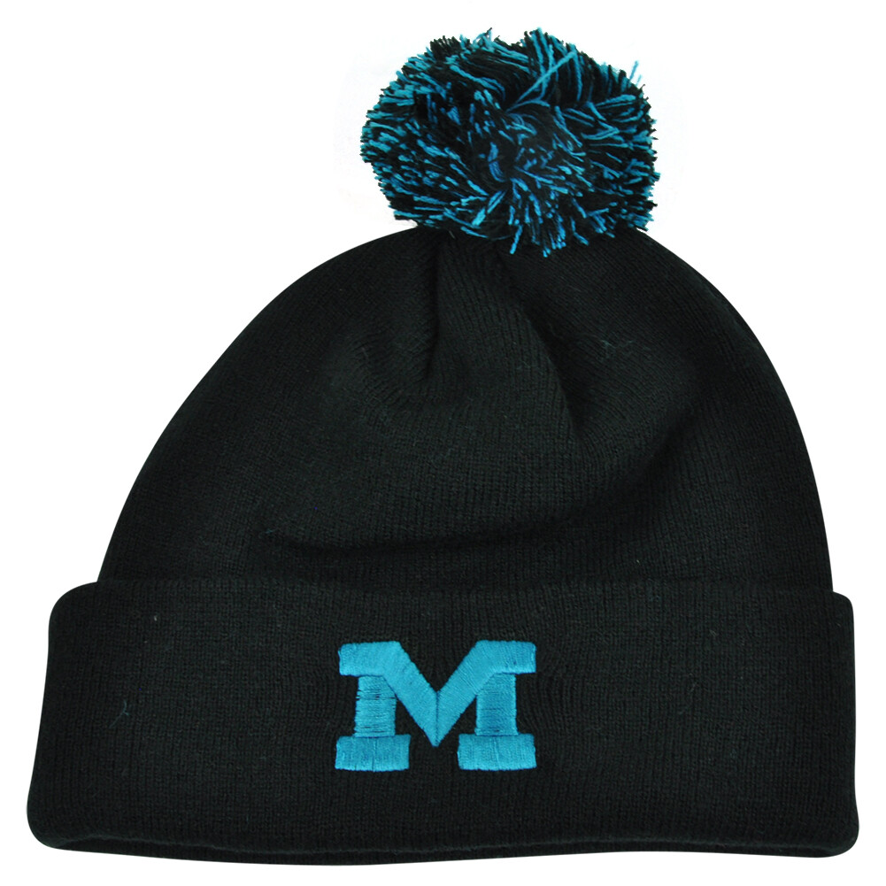 NCAA Zephyr Michigan Wolverines Gamma Pom Cuffed Knit Beanie  display picture 3