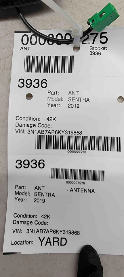 ✅ Antena Nissan Sentra 2019 Foto 3 de 3