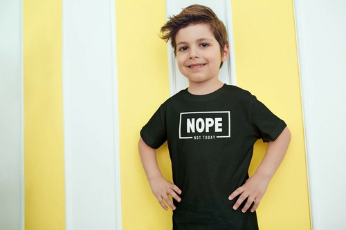 Nope Shirt - Nope Not Today T-Shirt - Trendy Funny Kids Shirts - No Shirt - Picture 3 of 8