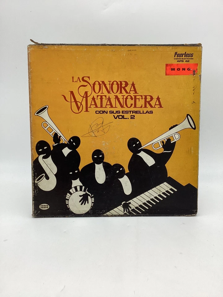SONORA MATANCERA con sus Estrellas vol.2 (PEERLESS 3x VINYL LP MEXICO) VG+/++ - Image 2 of 4