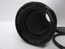 Obiettivo Contax Carl Zeiss Sonnar T* 210mm f/4 per corpo 645 dal GIAPPONE + tappo + filtro