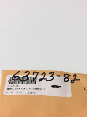 NOS OEM Genuine Harley Davidson HOSE CONNECTOR CHROME P/N 63723-82