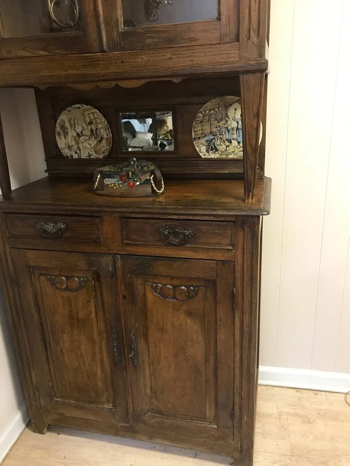 Buffet de madera antiguo estilo campestre francés SIN ENVÍO: NECESITA recoger en 29588 Foto 3 de 4