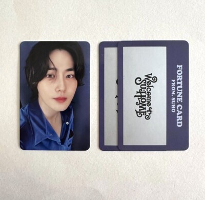 ①EXO suho スホ トレカ qqmusic 中華　当選　5星 EXO SUHO Concert Welcome to SU:HOME Official MD Trading Photocard