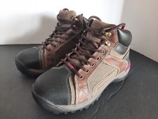 Ladies Wolverine Steel Toe Safety Hiking Boots Size 6 M