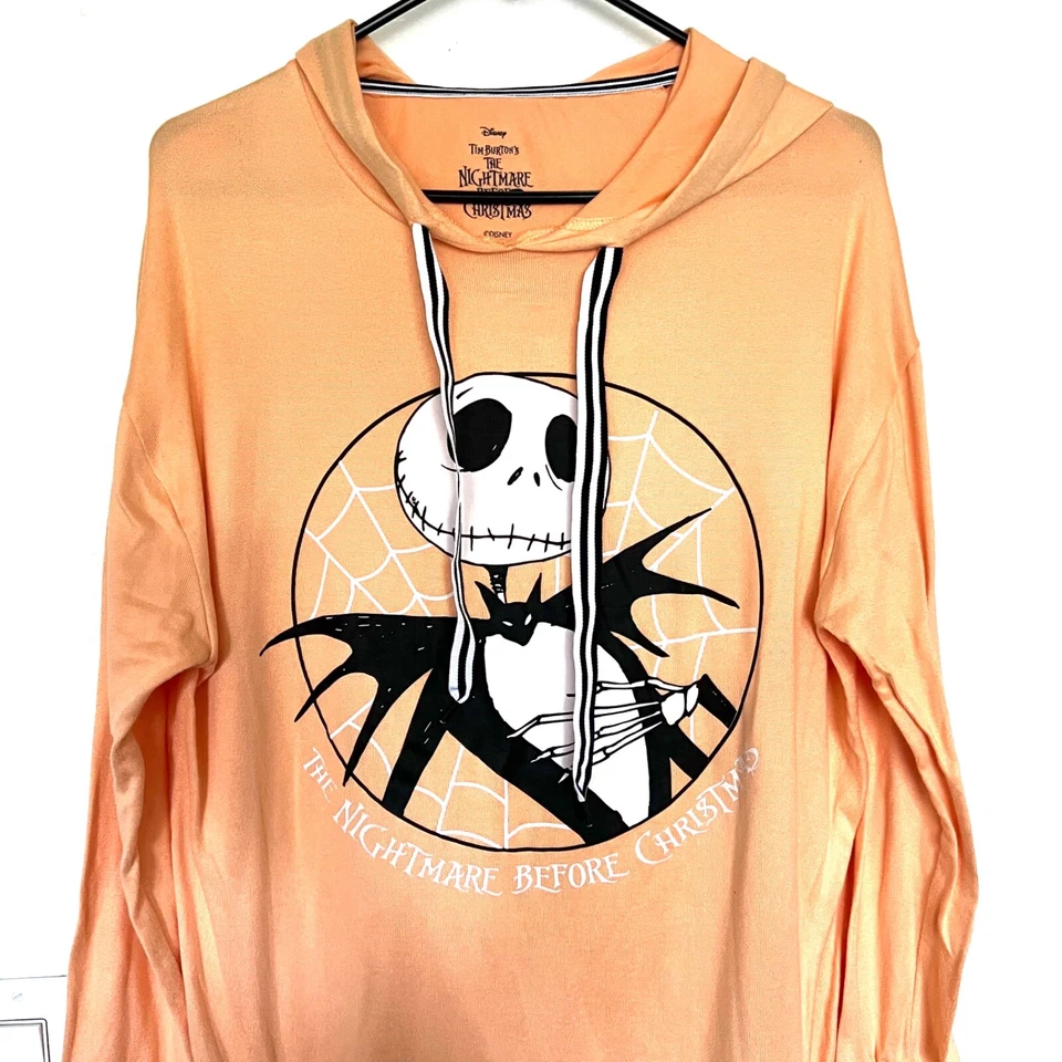 Sudadera con capucha para mujer Pesadilla antes de Navidad talla mediana Foto 2 de 4