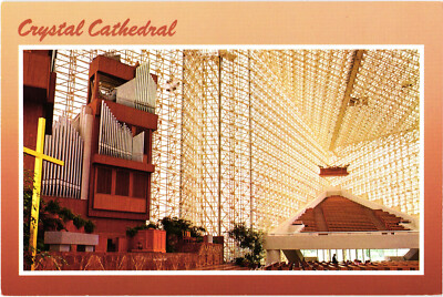 Crystal Cathedral Garden Grove, CA Spectacular Interior View Postcard Unposted
