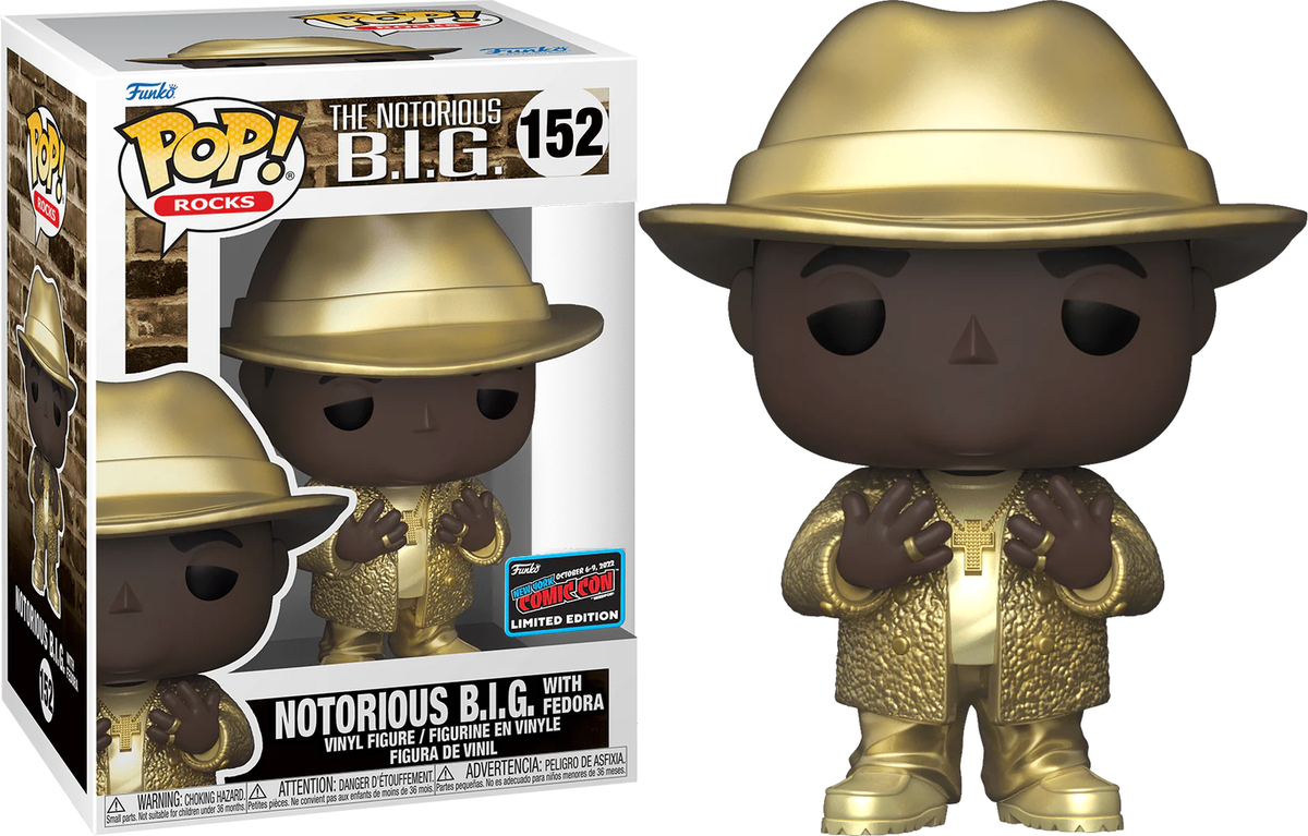 Funko POP! Rocks: The Notorious B.I.G w/ Fedora (2022 NYCC) #152