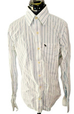Abercrombie Fitch New York Muscle Button Down Shirt Size M Long Sleeve