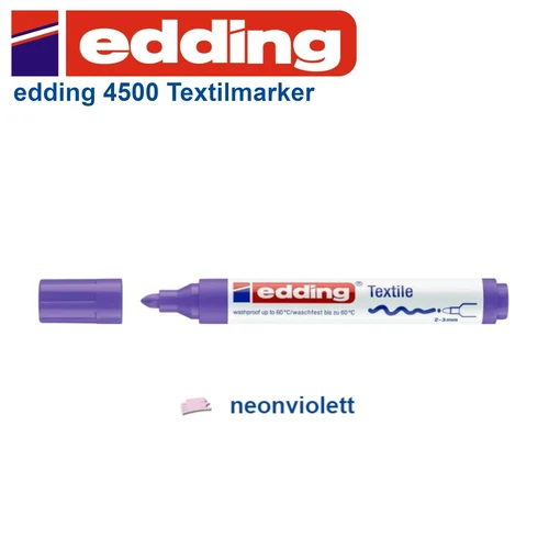 Edding 4500 Textilmarker Textil Marker Stift T-Shirt Stoff - Bild 15 von 17