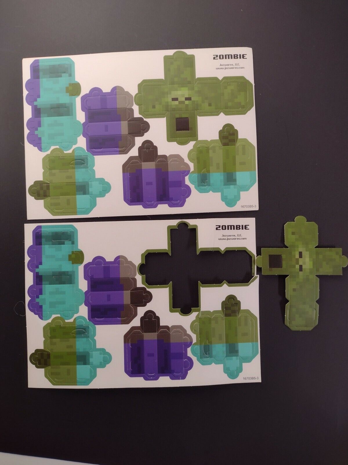  Minecraft Papercraft Hostile Mobs Set, Over 30 Piece