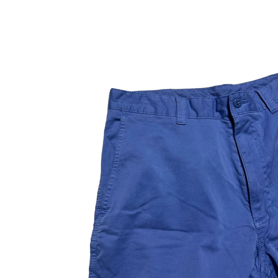 Pantalones Cortos Daniel Cremieux Para Hombre 32 Azul Cassis Chino 9" Frente Plano Informal Foto 4 de 4