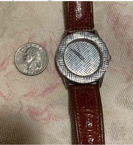 John Hardy Collection 4874 Handcrafted Sterling 925 Watch Vintage Swiss
