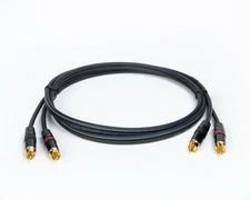 Mogami 2965, Neutrik Rean Dual RCA plugs, Audiophile Low Capacitance Dual Cable.