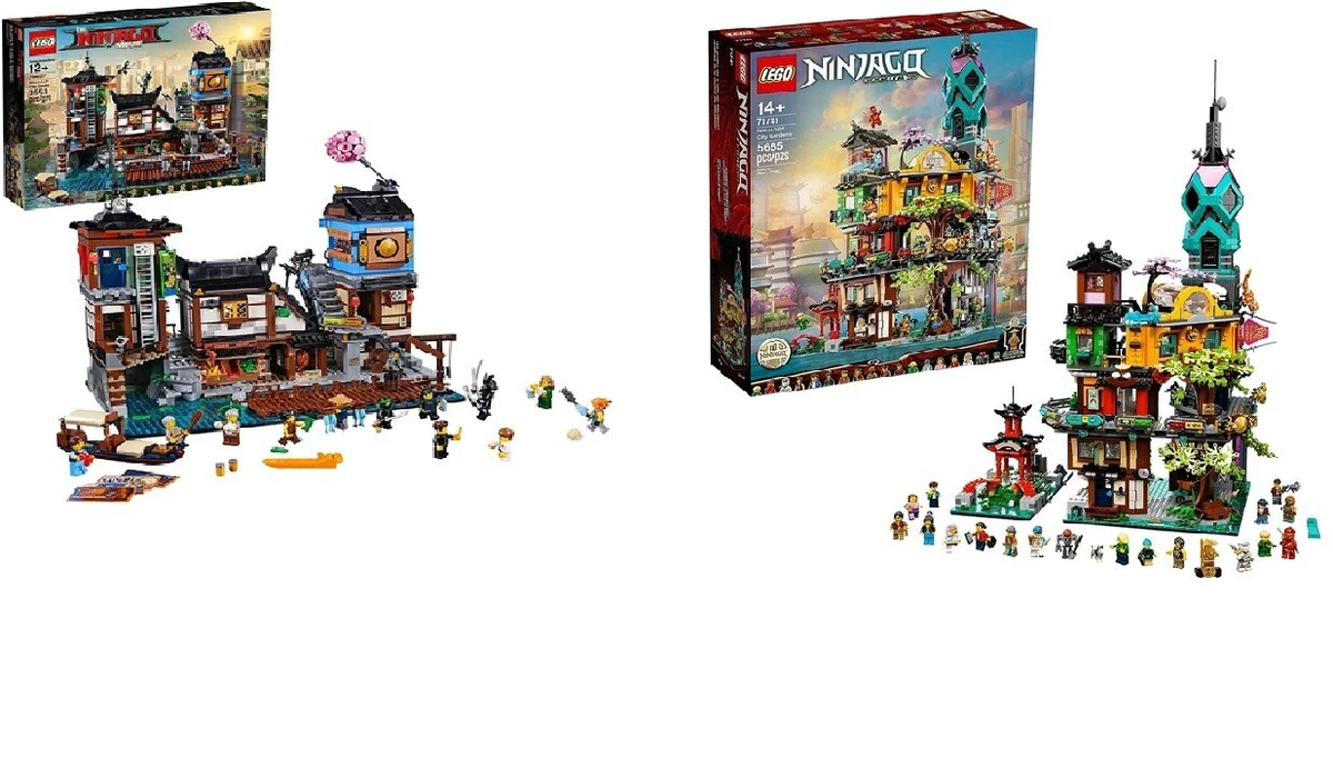 LEGO Ninjago Movie NINJAGO City Docks 70657 Ninjago Garden 71741