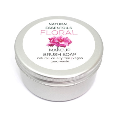 Natural Essentoils Make-up Pinsel Seifenreiniger Vegan Blumen Pinselreiniger