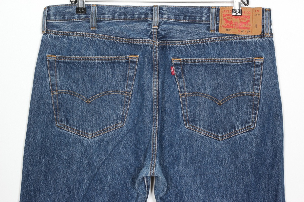 LEVI'S 501 Jeans Men Size W40 L34 Regular Straight DZ6466 | eBay