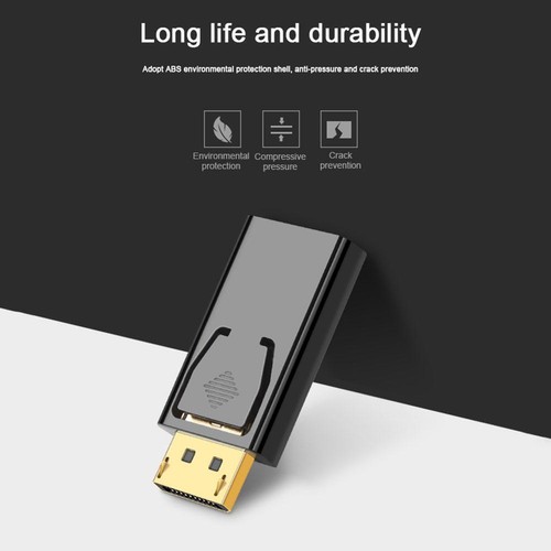 Display Port DP Stecker auf HDMI Buchse Adapter Konverter für 4K HD 1080P HDTV PC - Bild 8 von 15