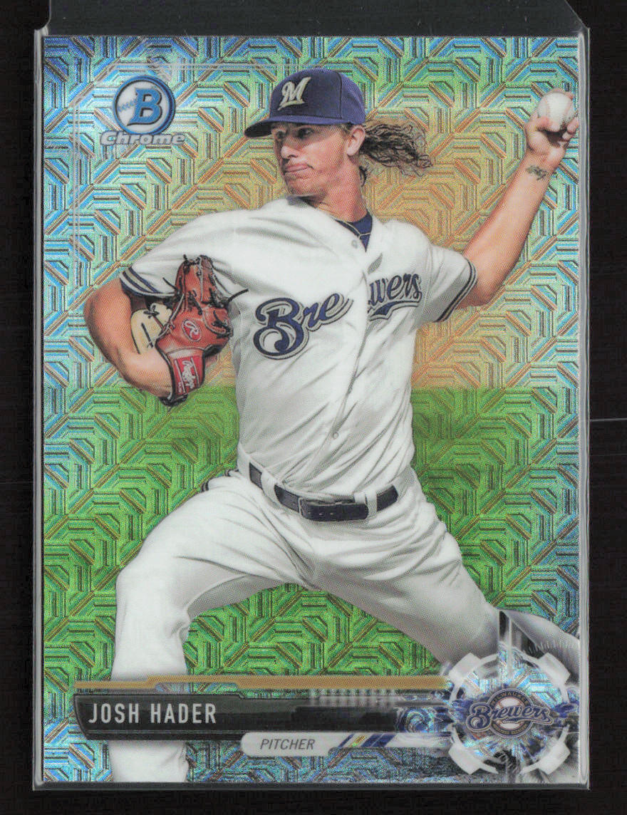 2017 Bowman Chrome Prospects Mojo #BCP106 Josh Hader Milwaukee Brewers