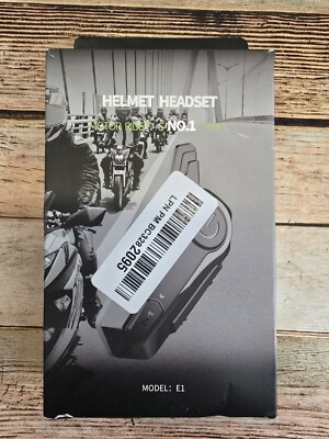 Motorcycle Helmet Headset Model E1 Motorbike Intercom Headset W/ CVC Noise