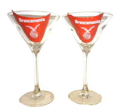 6 Fernet Brancamenta Cocktail / Shot Glasses, 1 Fernet Pourer & Flask
