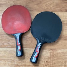 2 x Donic Young Champ Table Tennis Bats with Covers - Used