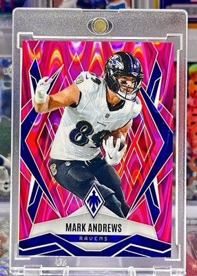 2025 Panini Mark Andrews - Pink Holo Prizm /75 - Baltimore Ravens