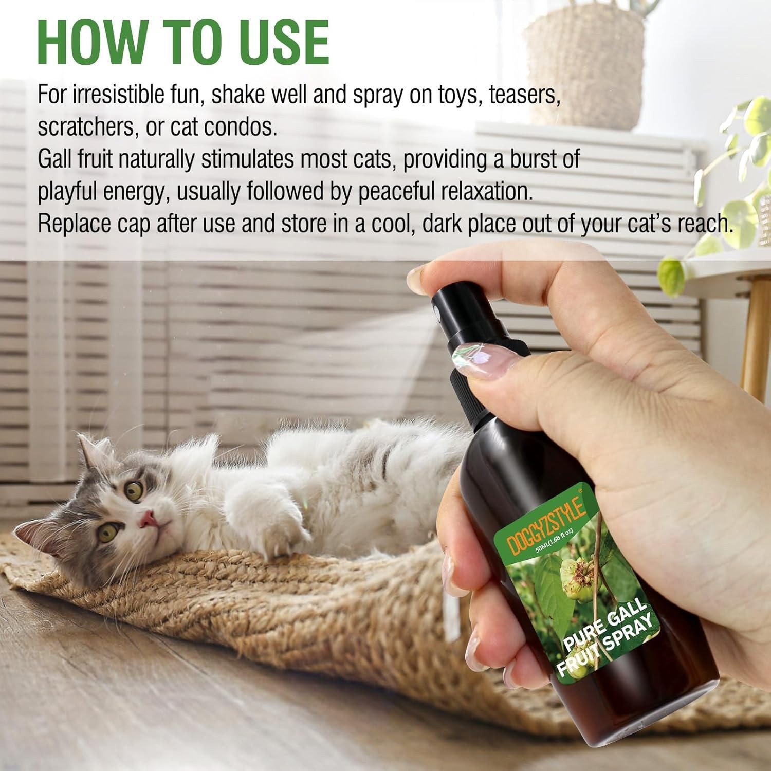 spray erba gatta Attraente per gatti per tiraGraffi di Gatto per l'allenamento foto 4