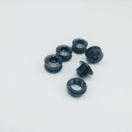 Juego de bielas súper ligeras pernos de plato tuerca M8 3,5 mm para bicicleta de carretera 5 pares - Imagen 8 de 9