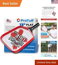 13” ProTuff Pool Skimmer Net with 2- Replacement – Ultimate Cleaning