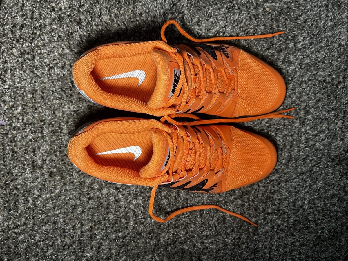 2013 Nike Zoom Vapor 9.5 Tour Roger Federer Orange Tennis Shoes
