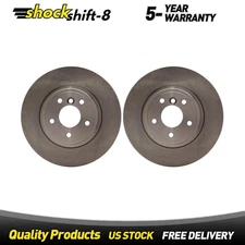 DFC 2PCS Rear Disc Brake Rotors For Jaguar XE RWD 2.0L 2018 2017 New