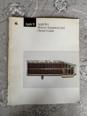 Vintage Apple IIGS - Memory Expansion Card Owner's Guide