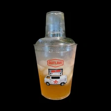 LIVE NATION OUTLAW FESTIVAL Willie Nelson Crow Cocktail Shaker Cup w/Shot Glass