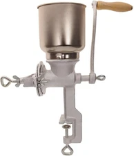 Hand Crank Grain Mill, Hand Cranking Operation Grain Grinder Table Clamp Manual