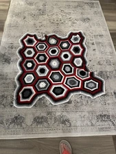 Crochet Throw Blanket Afghan Or Table Cloth