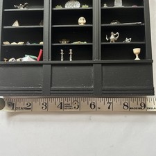 1/12 Scale Dolls House Miniature Full Shelf Unit Furniture Witch Wizard Gothic