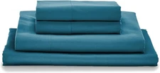 MyPillow Giza Dreams Bed Sheets 100% Certified Egyptian Cotton, Full, Lake Blue