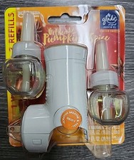 2 GLADE PLUGINS REFILLS  1 WARMER UNITS GOLDEN PUMPKIN  SPICE LIMITED EDITION
