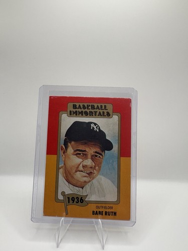 Babe Ruth #1 card from 1980 Baseball Immortals